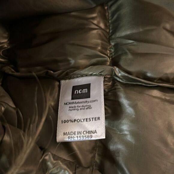 Nom XS Agnes Puffer Coat Maternity mid panel removable for use post partum EUC - Picture 7 of 8